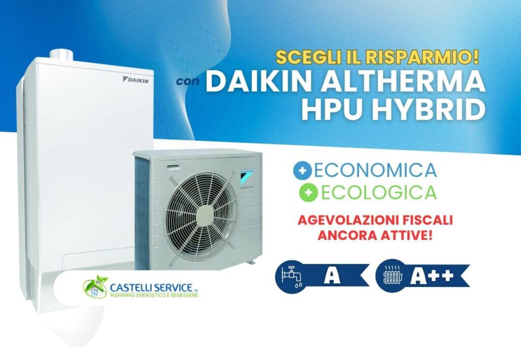 foto delle nuova caldaia+pompa di calore daikin altherma